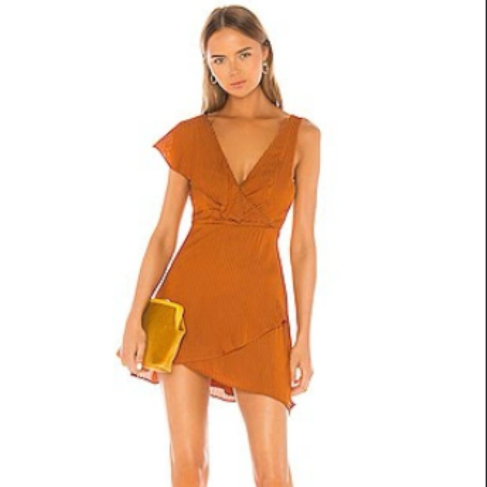 NBD Copper Waverly Mini Dress